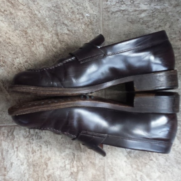 TODS Brown Leather Loafer Slip On Dress Shoes main image 6